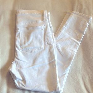 Madewell white skinny Jean size 32